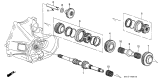 Diagram for Acura Reverse Idler Gear - 23540-PG2-020