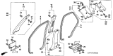 Diagram for 2002 Acura MDX Door Seal - 72355-S3V-A01ZB