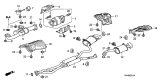 Diagram for 2014 Acura TL Catalytic Converter - 18160-RK2-A00