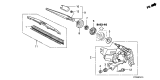 Diagram for Acura MDX Wiper Arm - 76720-STX-A01