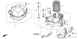 Diagram for Acura Air Filter Box - 17202-PNA-010