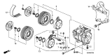 Diagram for Acura A/C Compressor - 38810-RN0-A01