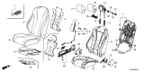 Diagram for Acura MDX Seat Cushion - 81137-TYA-A22