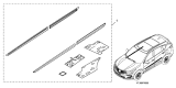 Diagram for 2020 Acura RDX Door Moldings - 08P05-TJB-250