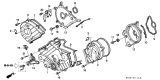 Diagram for 2001 Acura RL Timing Cover - 11870-P5A-000