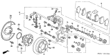 Diagram for Acura Brake Backing Plate - 43253-SEA-000