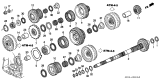 Diagram for 1992 Acura Vigor Transfer Case Bearing - 91003-PG2-008