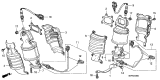 Diagram for Acura MDX Catalytic Converter - 18190-RYE-A00