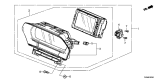 Diagram for Acura ILX Hybrid Gauge Trim - 39711-TX6-A01