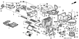 Diagram for 1997 Acura RL Blower Motor Resistor - 79340-SZ3-A01