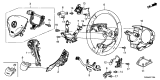 Diagram for Acura ILX Steering Wheel - 78501-TX6-A81ZE
