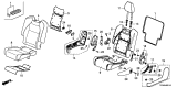 Diagram for 2018 Acura MDX Seat Cover - 81331-TZ5-A51ZB