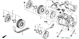 Diagram for Acura RSX A/C Clutch - 38900-PND-006