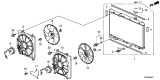 Diagram for Acura TLX Radiator - 19010-5J2-A01