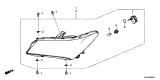 Diagram for Acura MDX Headlight - 33150-TZ5-A01