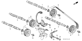 Diagram for Acura Timing Belt Tensioner - 14516-PR7-A00
