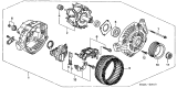 Diagram for Acura RSX Alternator - 31100-RJJ-004