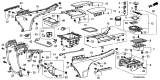 Diagram for Acura Center Console Base - 83432-STX-A01