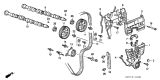 Diagram for Acura Integra Timing Belt - 14400-P2T-004