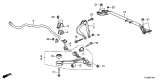 Diagram for Acura Radius Arm Bushing - 51391-TA0-A01