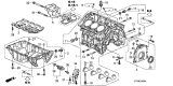 Diagram for 2008 Acura MDX Engine Block - 11000-RYE-A00