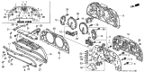 Diagram for 2005 Acura NSX Gauge Trim - 78156-SL0-003