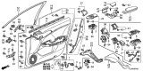 Diagram for Acura Door Trim Panel - 83551-TL2-A23ZC