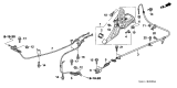 Diagram for 2007 Acura RL Parking Brake Cable - 47510-SJA-J01