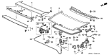 Diagram for Acura RSX Body Mount Hole Plug - 95550-20000