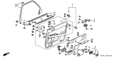 Diagram for Acura Door Trim Panel - 83720-SZ3-A50ZA