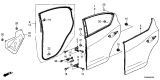 Diagram for 2022 Acura ILX Door Panel - 67651-T3R-A00ZZ