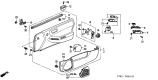 Diagram for Acura Integra Window Switch - 35760-ST8-003ZA