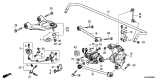 Diagram for Acura ABS Wheel Speed Sensor - 57470-TZ3-A51