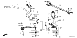 Diagram for Acura Control Arm Bolt - 90172-TY2-A00
