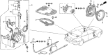 Diagram for Acura Antenna Cable - 39159-ST8-003