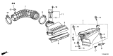 Diagram for Acura Mass Air Flow Sensor - 37980-RLF-003