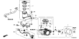 Diagram for Acura RLX Brake Master Cylinder - 01459-TY3-A02