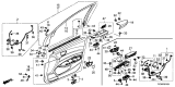 Diagram for Acura Door Trim Panel - 83501-TZ3-A21ZA