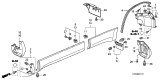 Diagram for 2010 Acura RDX Door Moldings - 75332-STK-A01ZJ