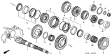 Diagram for 1991 Acura NSX Transfer Case Bearing - 91003-PR8-008