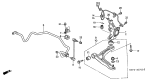 Diagram for Acura MDX Sway Bar Kit - 51300-S3V-A01