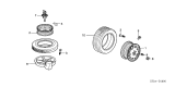 Diagram for 2004 Acura RL Tire - 42751-MIC-070