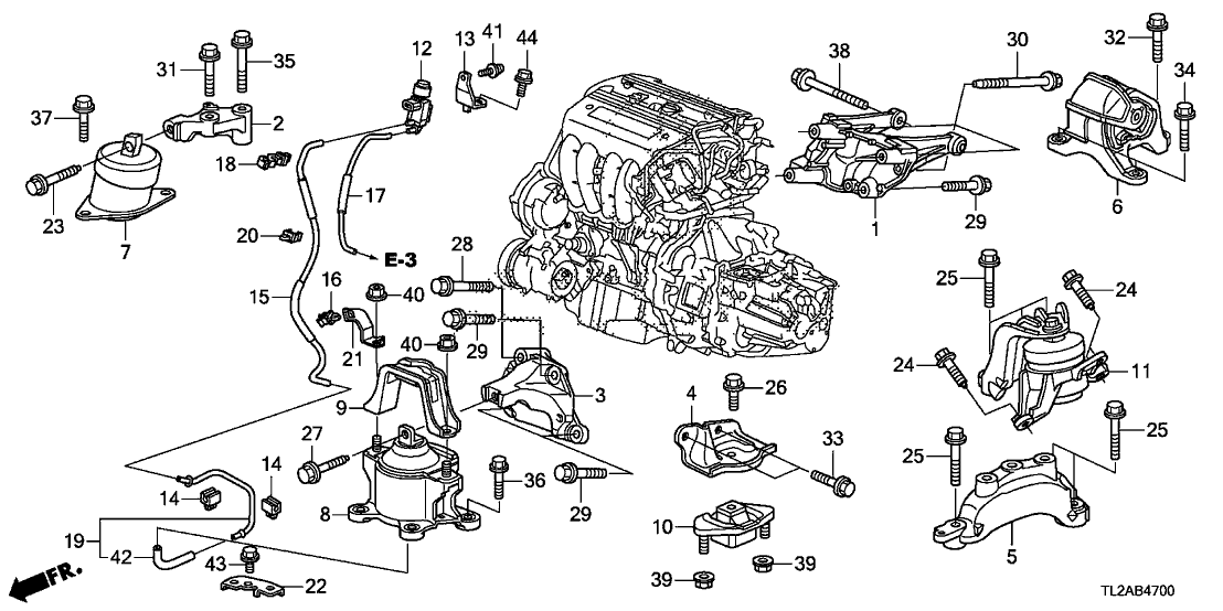 50931-SDA-A01 - Genuine Acura Parts