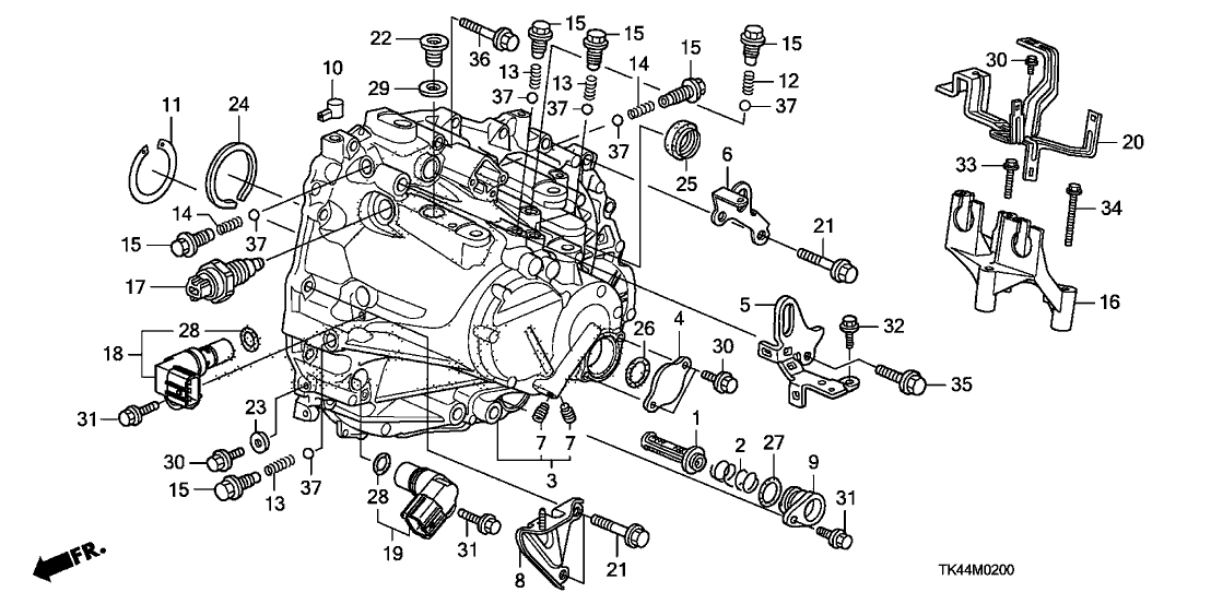 91305-PN4-003 - Genuine Acura O-Ring (37.7X3.5) (Arai)