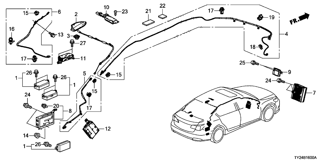 91902-T6A-J11 - Genuine Acura Plaster, Wire Harness (50X100)