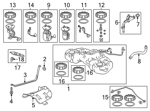 Acura 06160-5A2-305 Fuel Injector Assy