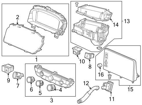 Acura 36760-T5A-J01 Switch Assembly , Clutch