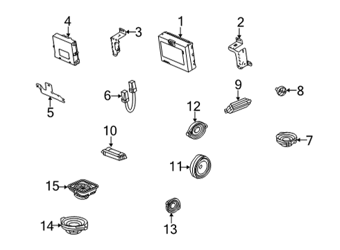 2022 Acura TLX Sound System Diagram