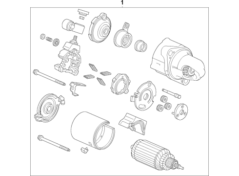 2023 Acura RDX Starter Diagram 2