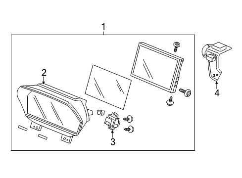 2022 Acura ILX Navigation System Components Diagram